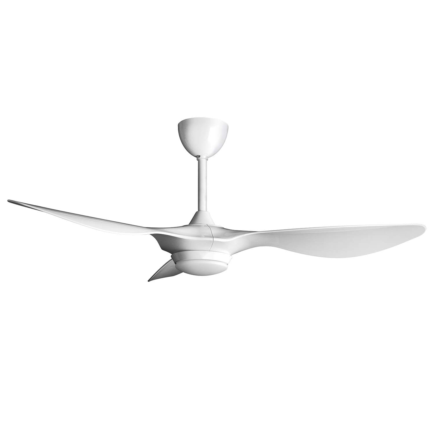 reiga 52 Inch Smart White Ceiling Fan with Light and Remote