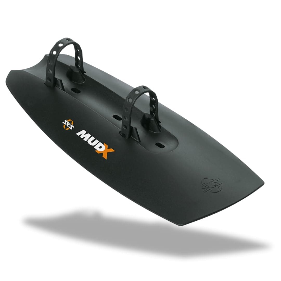 GERMANY MUD-X down tube mudguard for all frames and wheel sizes, bicycle accessories (lightweight dirtboard incl. foam rubber pad, made of high-performance plastic, fits all common frames)