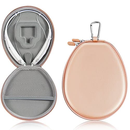 PU Leather Protection Carrying Case for LG Electronics Tone HBS 700 HBS 730 HBS 750 HBS-760 HBS 770 Stereo Wireless Bluetooth Headset Headphone