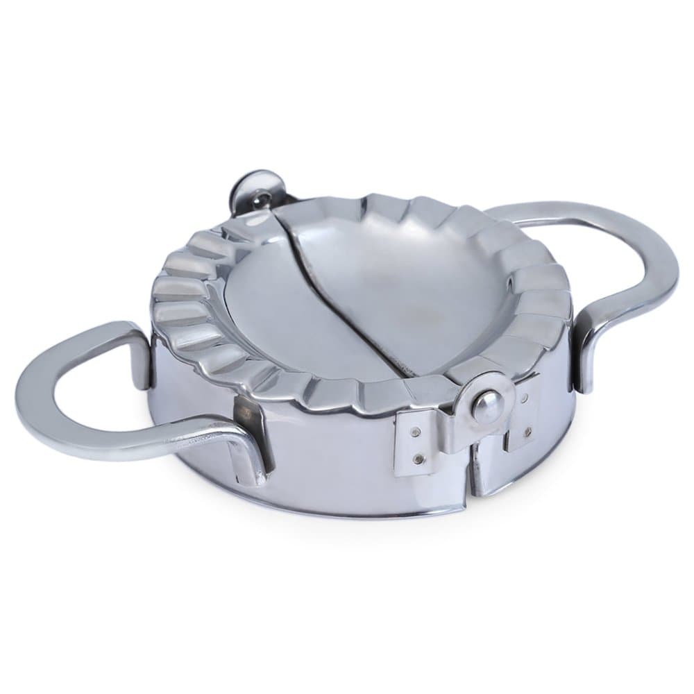 Elephantboat Stainless Steel Dumpling Maker Wraper/Dough Cutter Pie Kitchen Accessories (Silver)