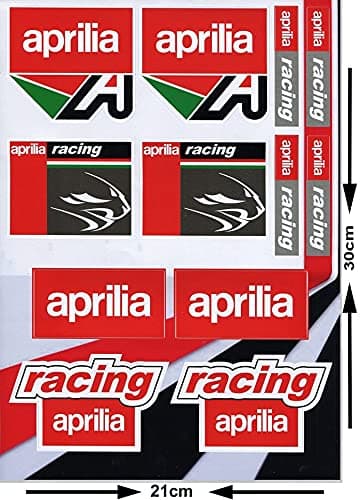 Aprilia stickers kit (12 pc.)