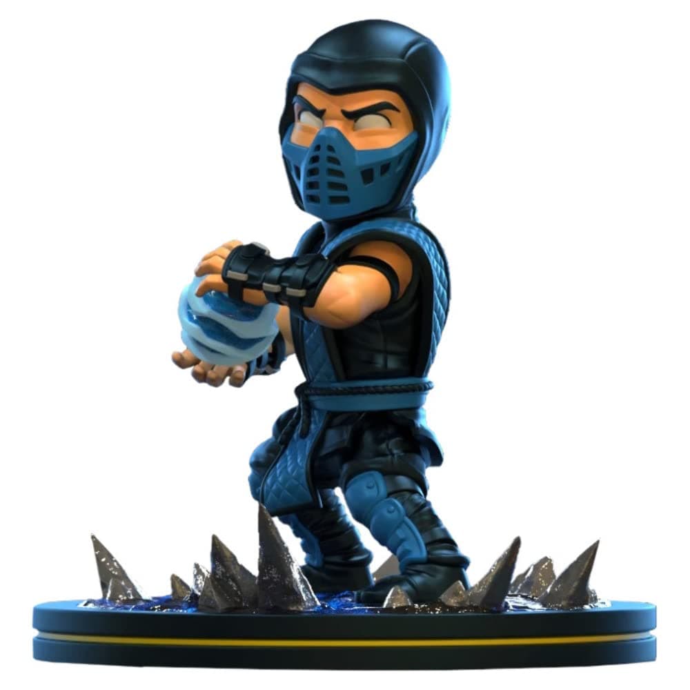 QMx Quantum Mechanix Mortal Kombat Sub-Zero Q-Fig Blue 4 inches