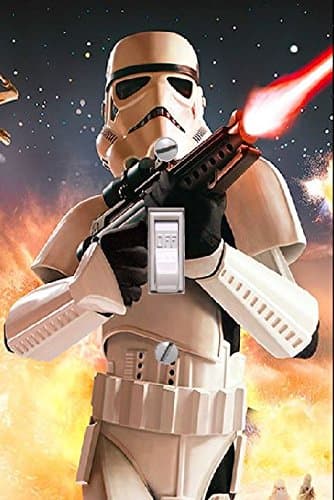 STAR WARS Storm Trooper - Light switch Cover- Star Wars STORMTROOPER- Switch Plate Cover