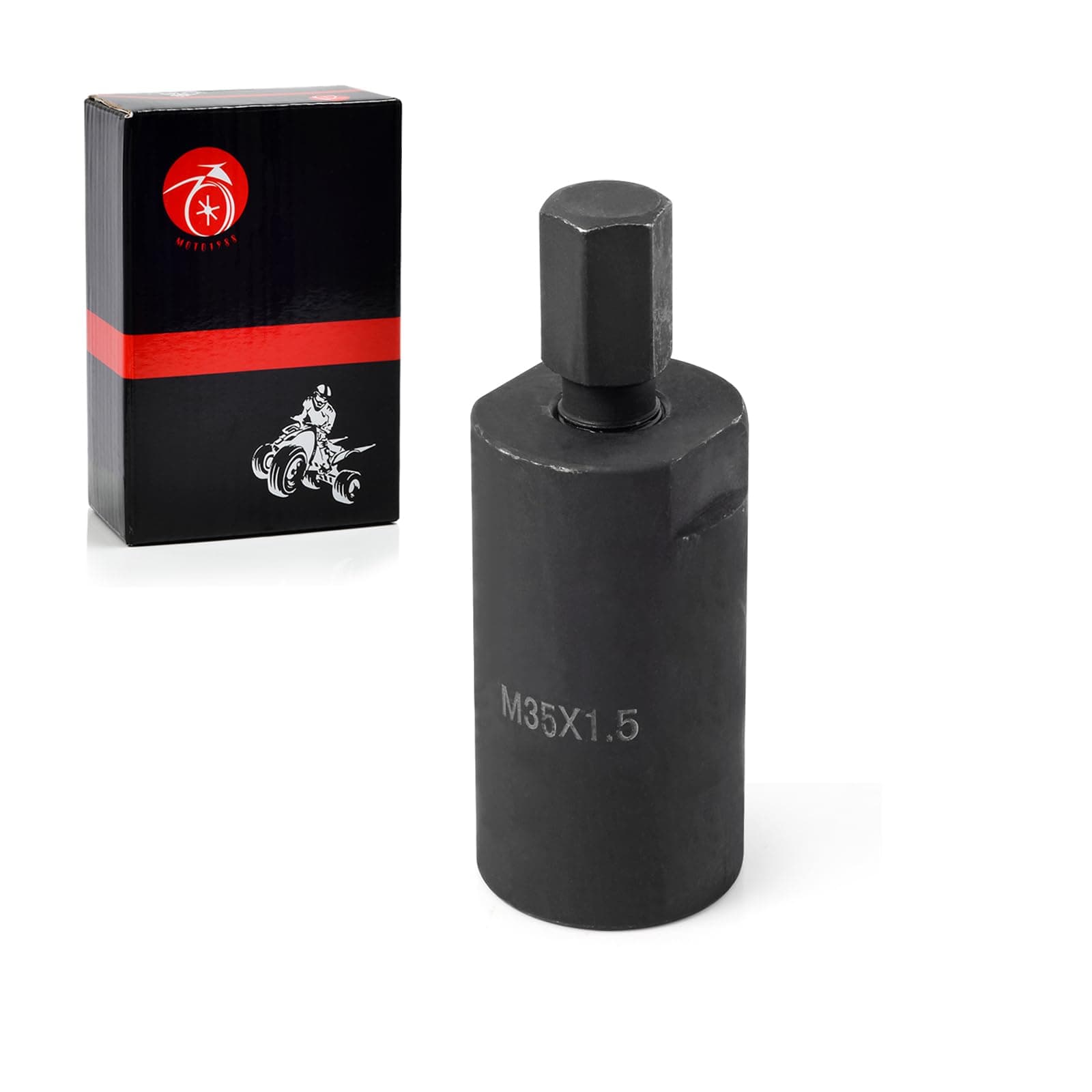 35mm Flywheel Puller Remover bolt Tool M35x1.5 Compatible with Yamaha Big Bear Bruin Wolverine 350 400 660 Raptor Warrior 350 700 Grizzly 350 400 450 550 660 700 Kodiak 400 450 Moto 4 250 350