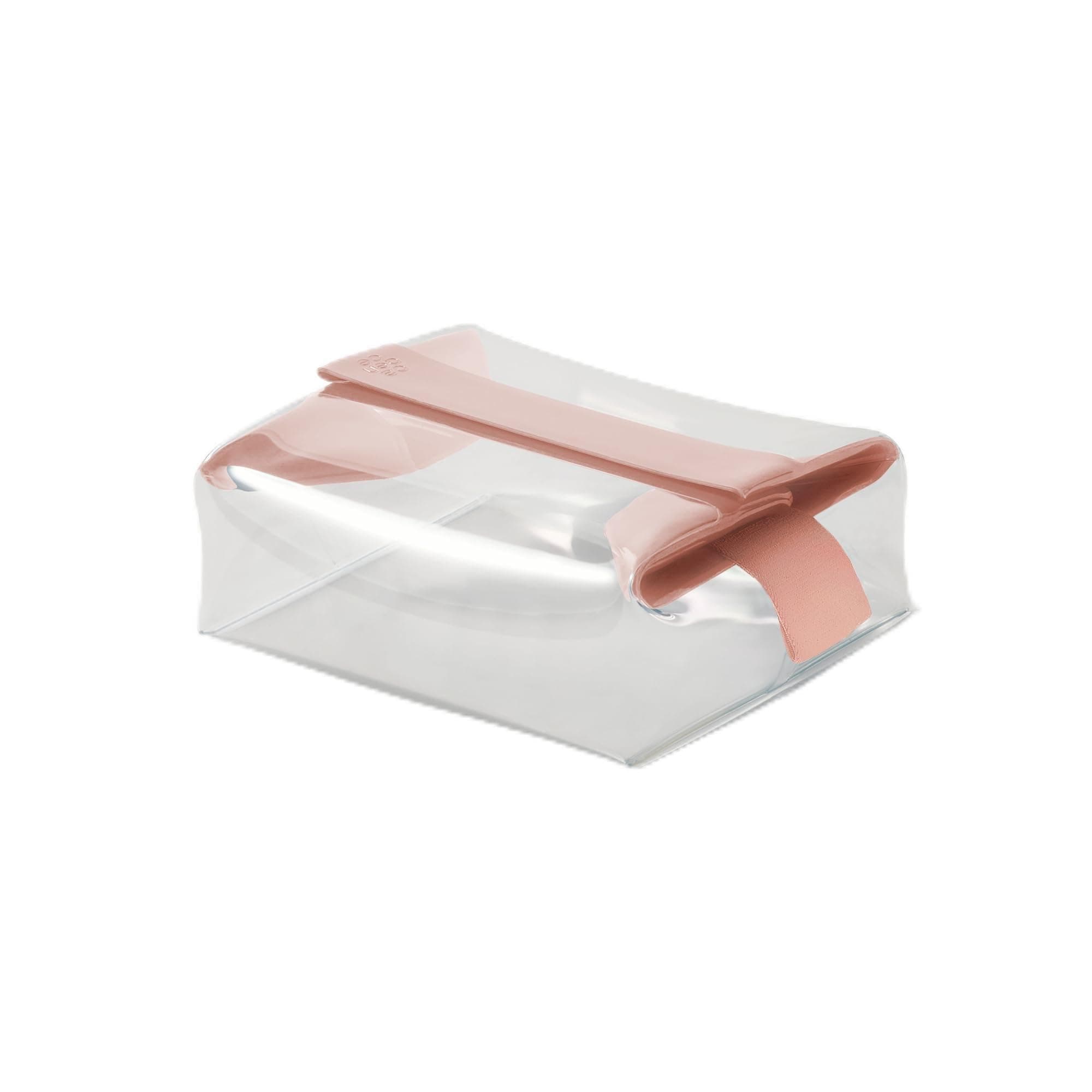 Parcel - Clear Dopp Kit with Magnetic Closure - Durable and Leak-Resistant Travel Toiletry Kit - TSA-Compliant & Modular Design - Small Hygiene Bag for Travel Essentials - 1 Qt