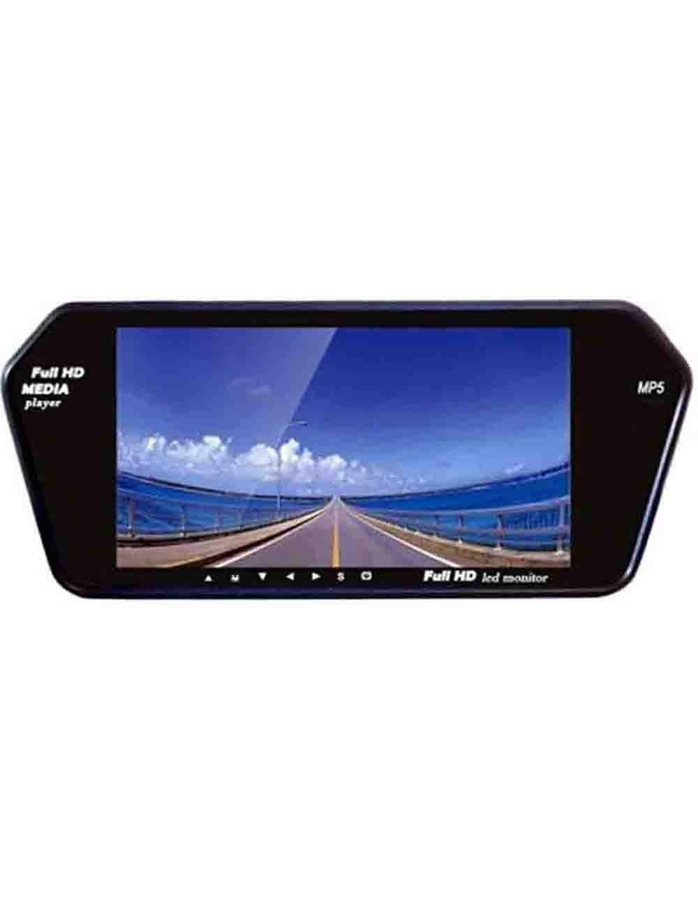 Uniqoutlet ® 7 Inch Full HD LED Screen with Bluetooth and Touch Panel for Universal Car (with 8LED Camera)