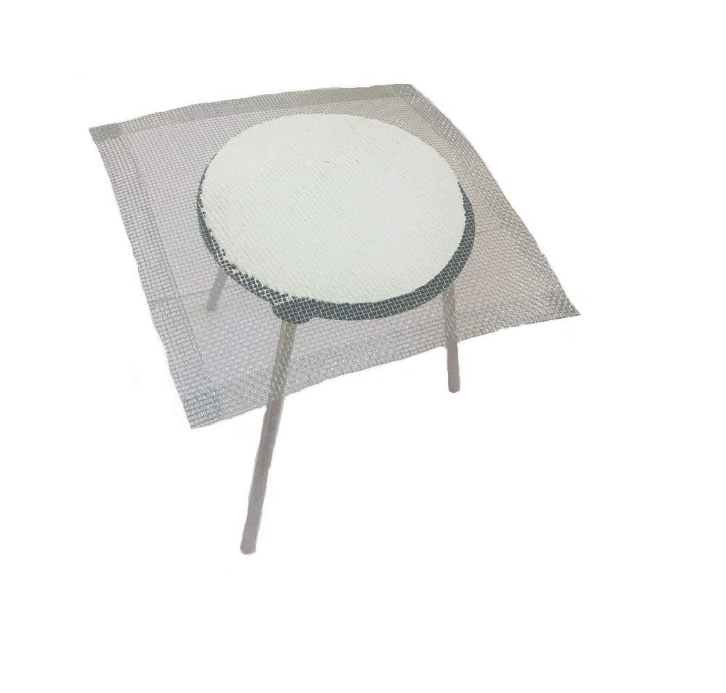 Lab Bunsen Burner Tripod Stand with Mesh Screen 6 Inch and 6 Inch Removable Legs for Heating Soldering Lab Bunsen Burner