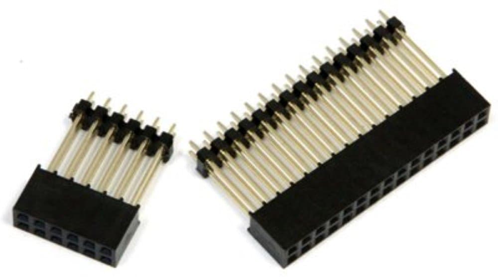 ameriDroid 30-pin and 12-pin Header Sockets
