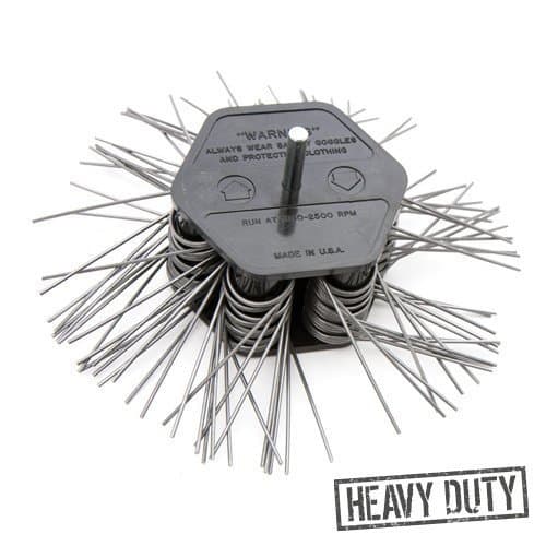 Paint & Rust Remover Drill Attachment - Heavy Duty/Industrial Model - New Redesigned Multi Rotostripper for Paint and Surface Coating Removal