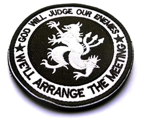 Navy Seals God Will Judge Our Enemy 3D Tactical Patch Military Embroidered Morale Tags Badge Embroidered Patch DIY Applique Shoulder Patch Embroidery Gift Patch