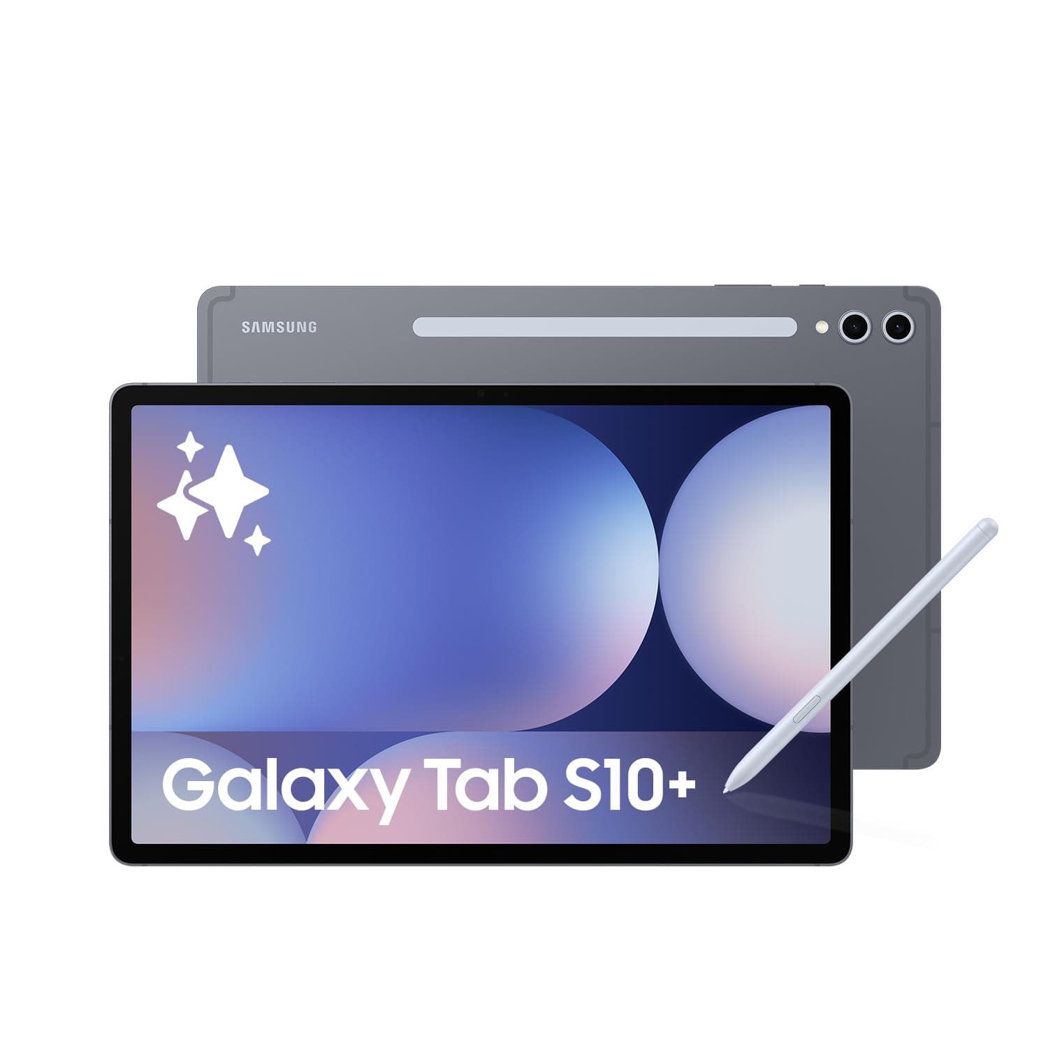 Galaxy Tab S10+ AI Tablet, Android Tablet, 12GB RAM, 512GB Storage, AMOLED Display, Anti-Reflection, S Pen Included, Moonstone Blue, 3 Year Samsung Extended Warranty (UK Version)