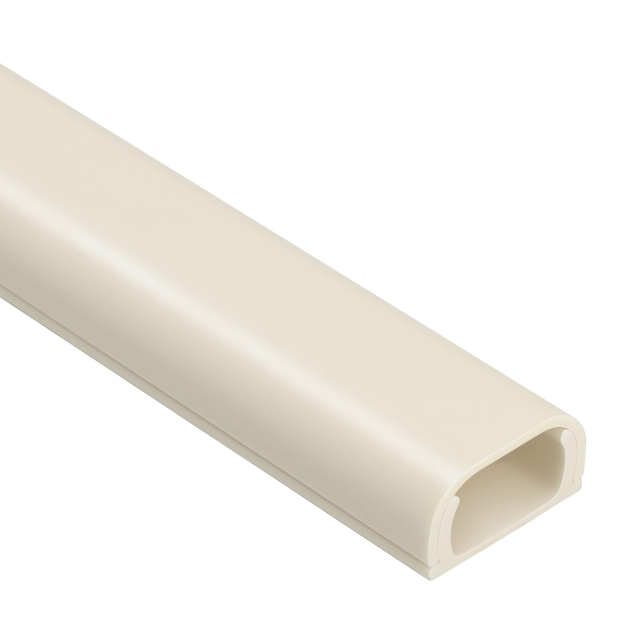 Wire Covers for 2 Cords, 68in Wire Hider on Wall Mounted, Beige Cord Cover Kit, Cable Cover Paintable, Cable Concealer for Extension Cord, Ethernet Cable, Speaker Wire Hider, 4X L17in W0.7in H0.4in