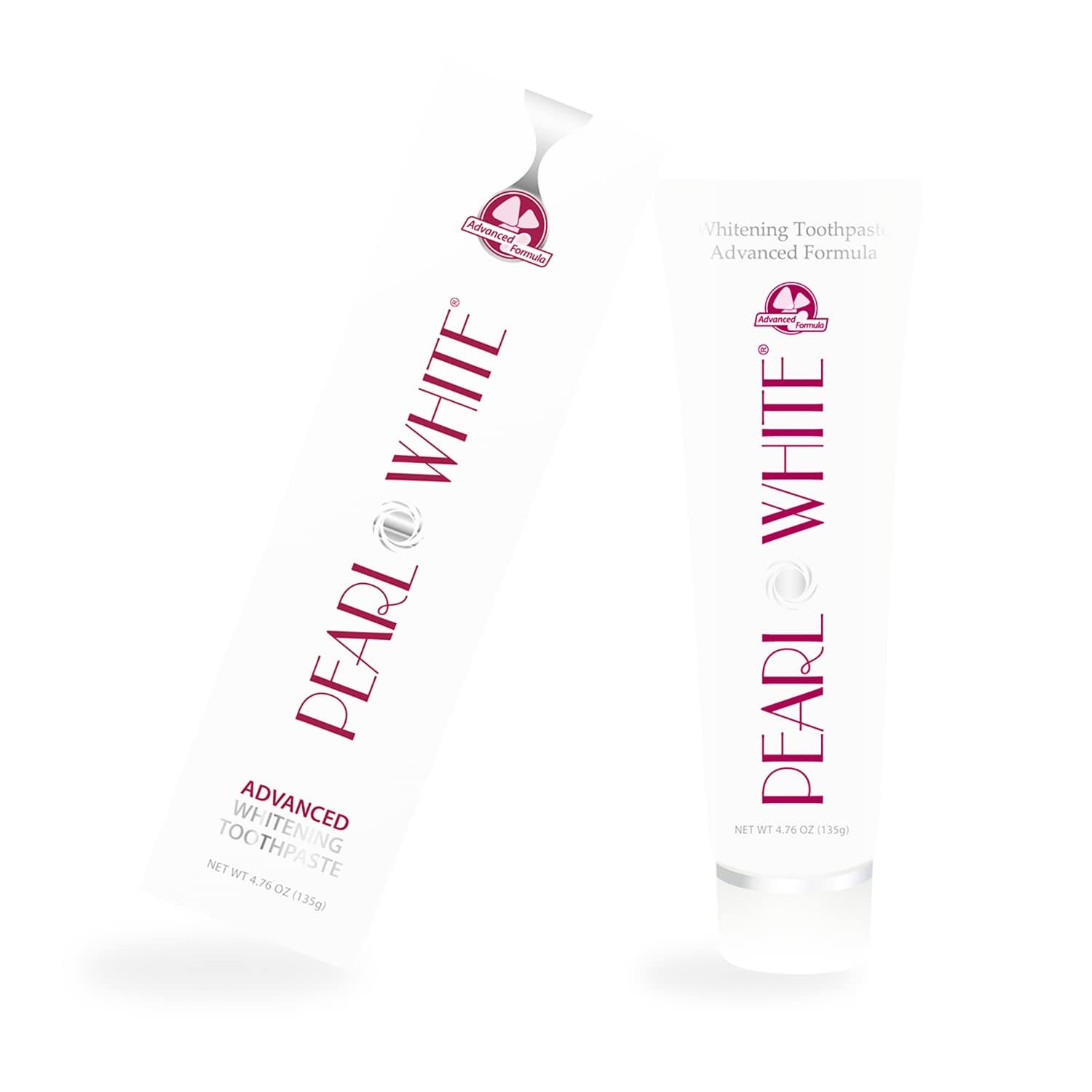 Pearl White Whitening Toothpaste (Advanced, New Standard: 4.76 oz / 135 g)