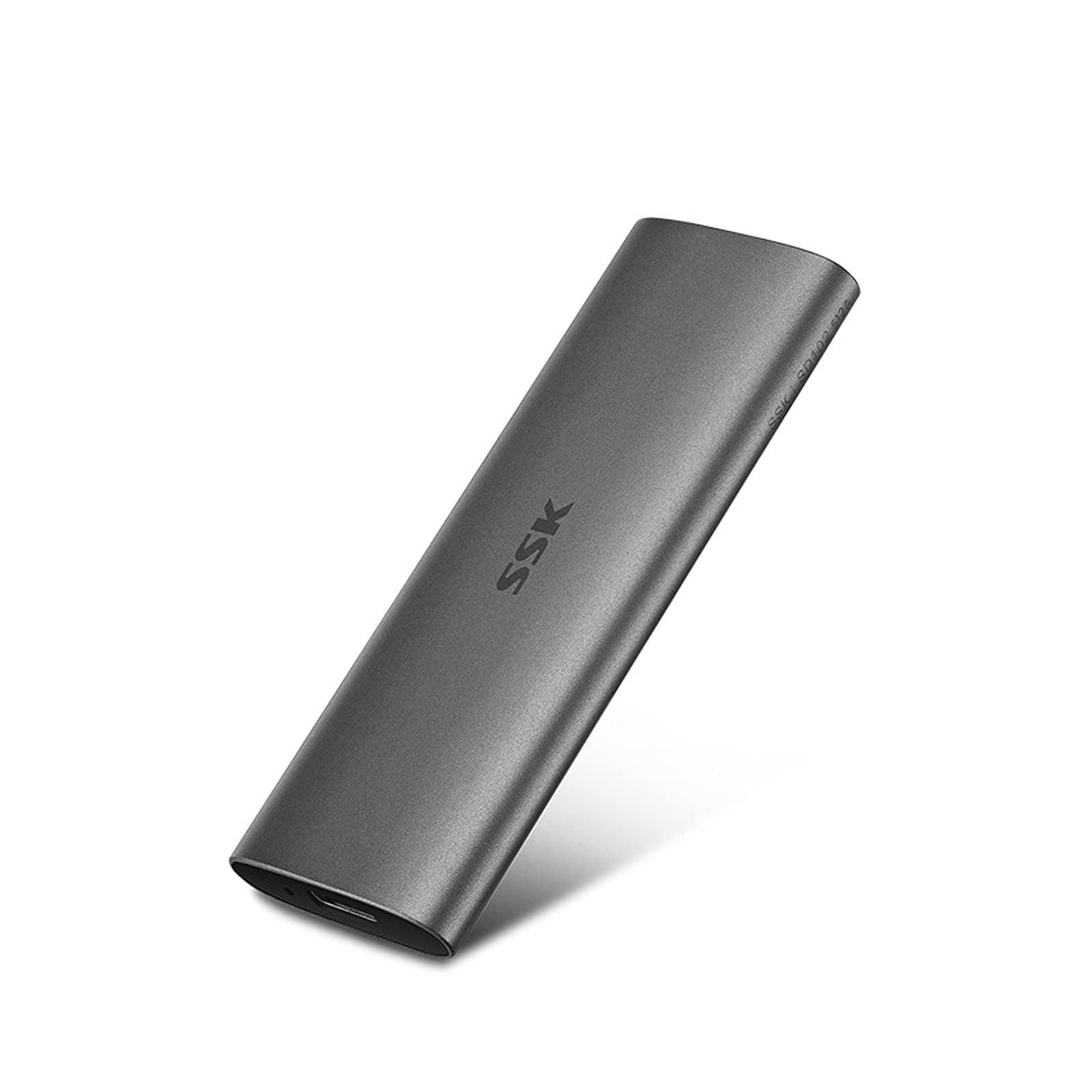 SSK 512G Portable External SSD,USB3.2 Gen2(6Gbps) Ultra Speed External Solid State Drive USB-C Mini External SSD with 550MB/s Data Transfer for Laptop, Typc C Phones and More
