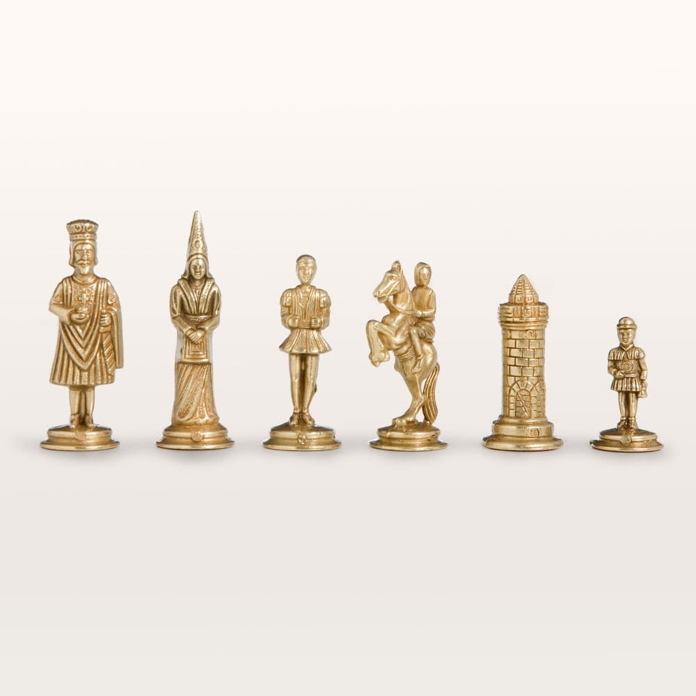 Gothic Fantasy Metal Chess Pieces