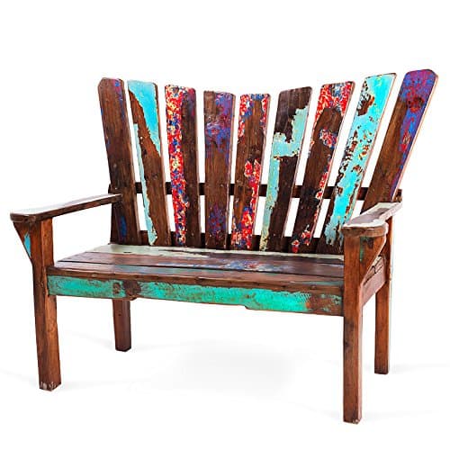 Dock Holiday Reclaimed Wood Bench