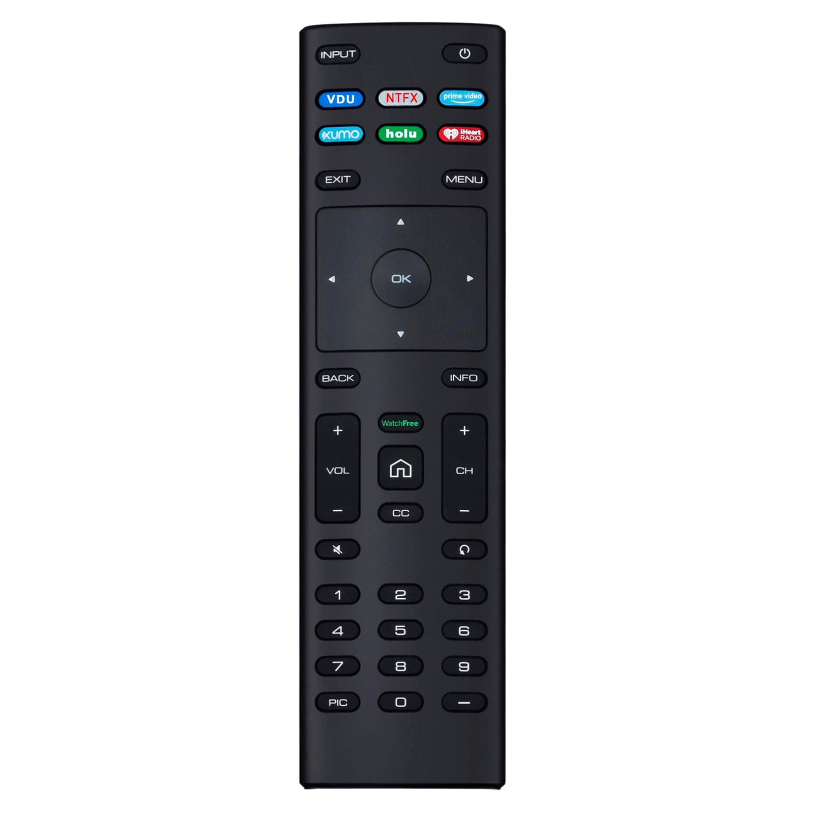 XRT136 Replace Remote Control fit for VIZIO Smart TV D50x-G9 D65x-G4 D55x-G1 D40f-G9 D43f-F1 D70-F3 V505-G9 D32h-F1 D24h-G9 E70-F3 D43-F1 V705-G3 P75-F1 D55x-G1 V405-G9 E75-F2 D32f-F1 D24f-F1