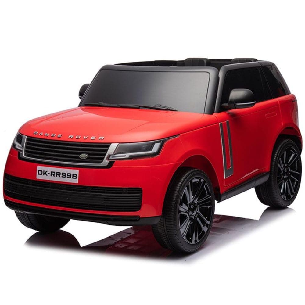 DORSA Licensed Kids Range Rover Realistic Design Premium Version Music, USB & Light | Electric Kids Baby Big Car Battery Car for Kids to Drive 2 to 7 Years Boy Girl(Metallic Red)
