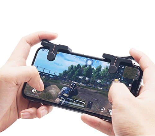 Mobile Game Controller, Mobile Gaming Joysticks, Sensitive Shoot and Aim Keys L1R1 Shooter Controller, Gamepad for Knives Out/PUBG/Rules of Survival