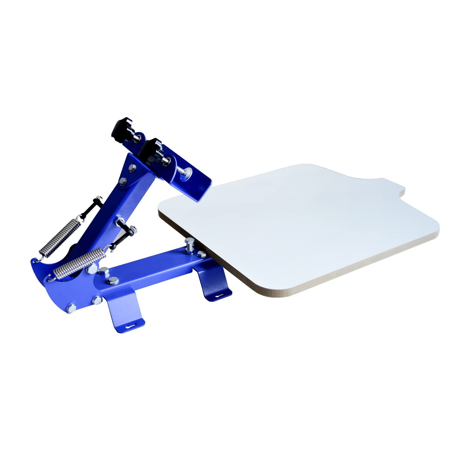 TIANIUSEEN Screen Printing Table Press Kit Machine Silk Screening Pressing 1 Color 1 Station 22x18 inch for T-Shirt DIY Printing Removable Pallet