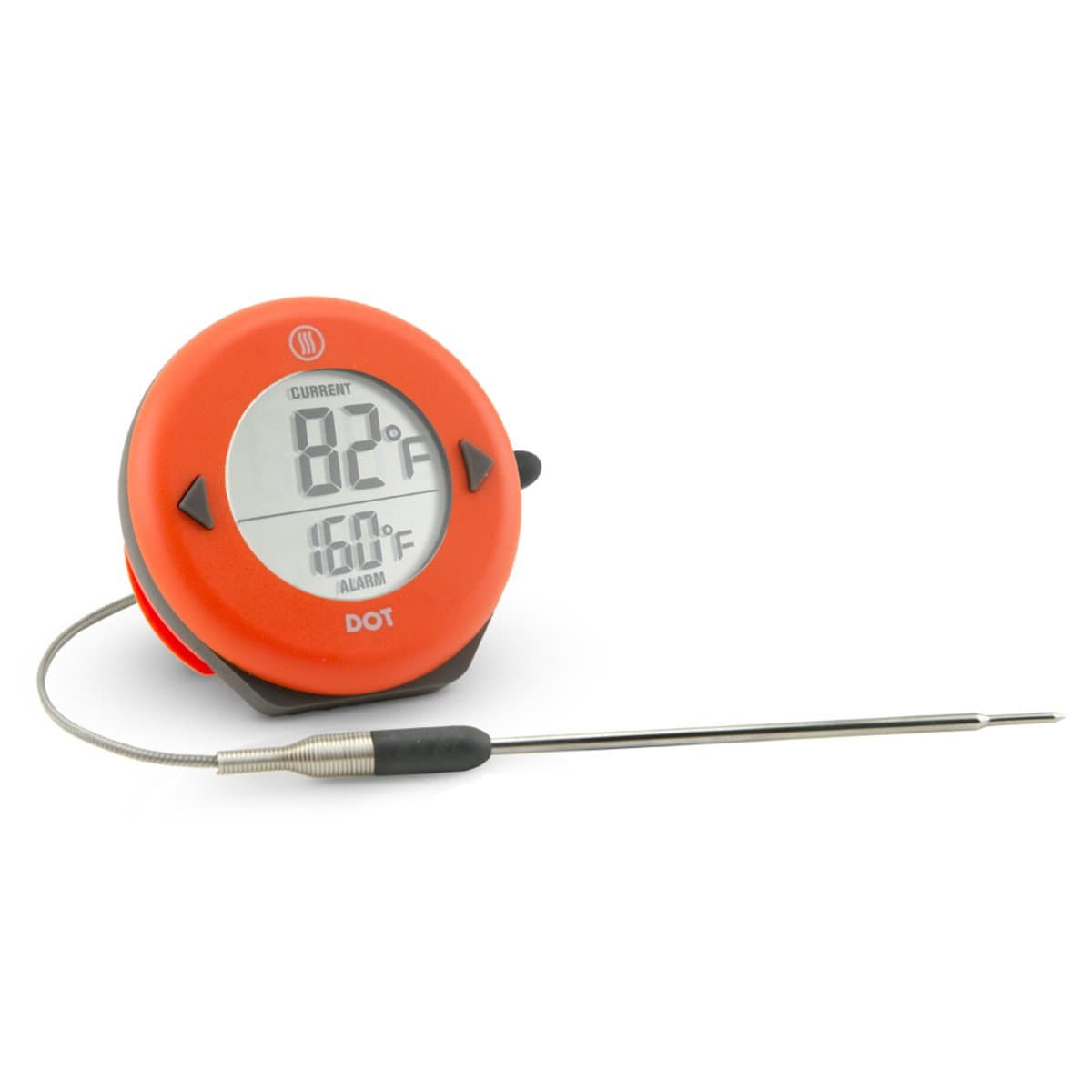 DOT Professional Probe Style Alarm Thermometer with Pro-Series High Temp probe (Orange)