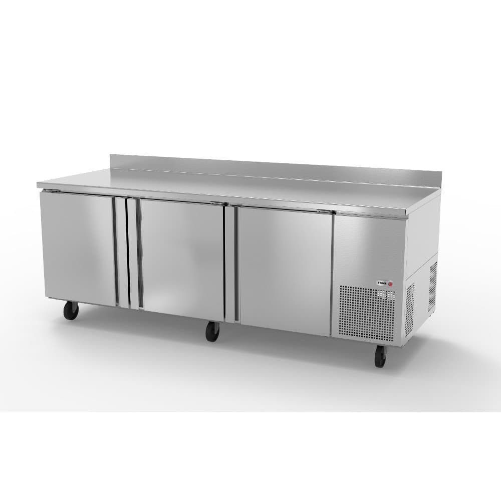 Fagor RefrigerationSWR-93 Three Section Side Mount Worktop Refrigerator