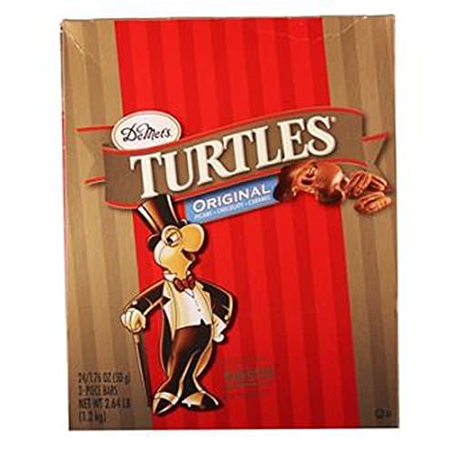 Turtles King Size Original Pecans/Chocolate/Caramel Bars, 24 Count (CHOC. CANDY - KING SIZE)