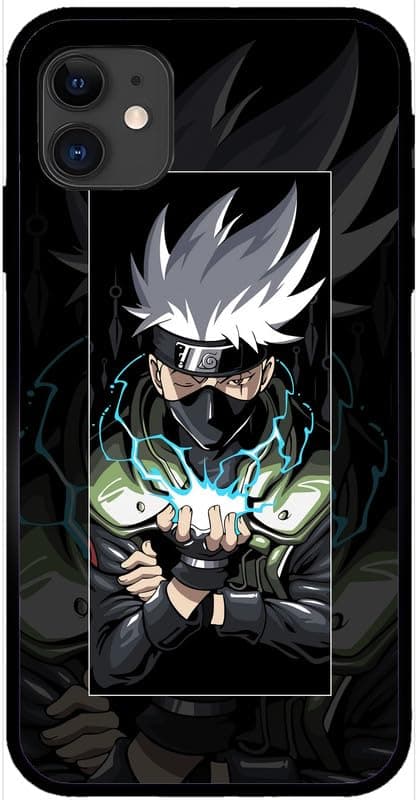 Naruto Unbreakable Glass Back Case Mobile Cover with 4 side protection and soft TPU Sides for Apple iPhone 12