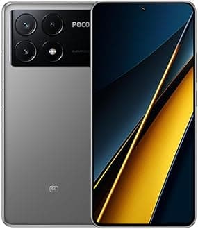 XIAOMIPoco X6 Pro 5G + 4G Lte (for Tmobile Mint Tello Global) Global Unlocked (512Gb + 12Gb) Gsm 6.67 64Mp Triple Camera (Gray)