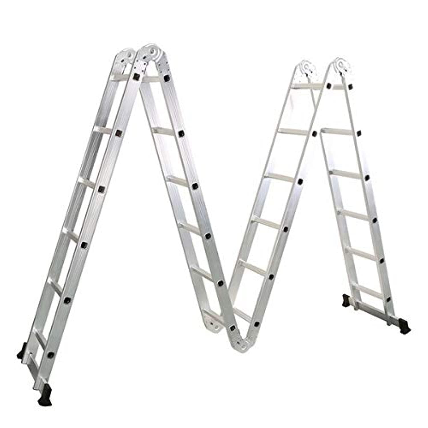 EN131 24 Steps Multipurpose Folding Ladder (7.1m/23ft, Up to 330lbs/150Kg)