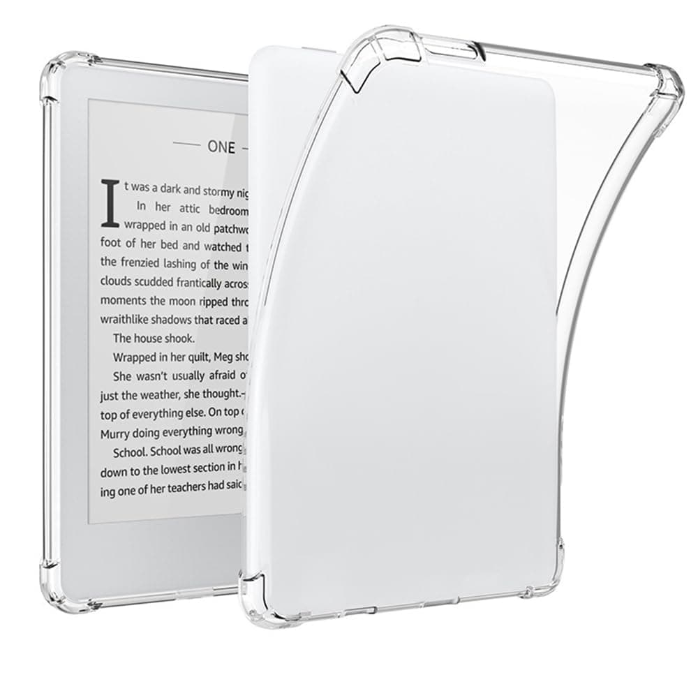 Clear Case Compatible for 6" All New Kindle 10th Generation 2019 Release (NOT Fit Paperwhite/Oasis),Slim Soft TPU Silicone Case Cover Skin for Kindle 10th Gen 2019 (Transparent)