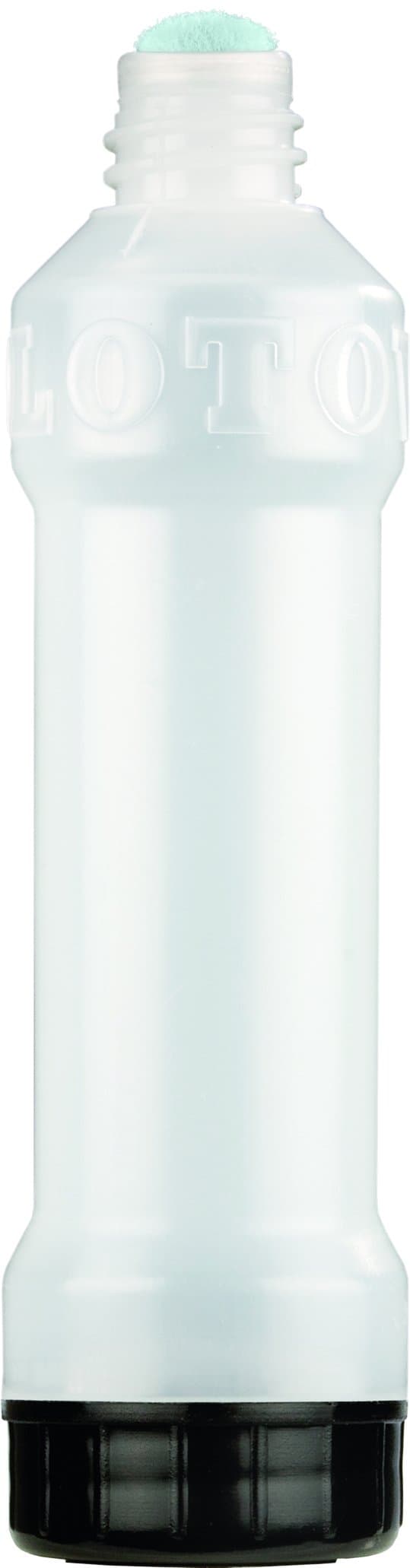 DRIPSTICK Empty Squeeze Bottle Marker, Reusable and Refillable with Any Paint Ink Color, 10mm Nib, Holds 70ml (830.203), Black