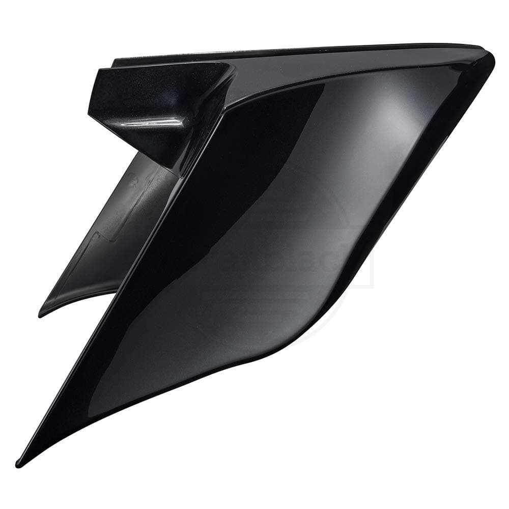 Advanblack Midnight Pearl Stretched Side Covers ABS Extended Side Skirts Panels Fit for 2009-2013 Harley Touring Street Glide Road Glide