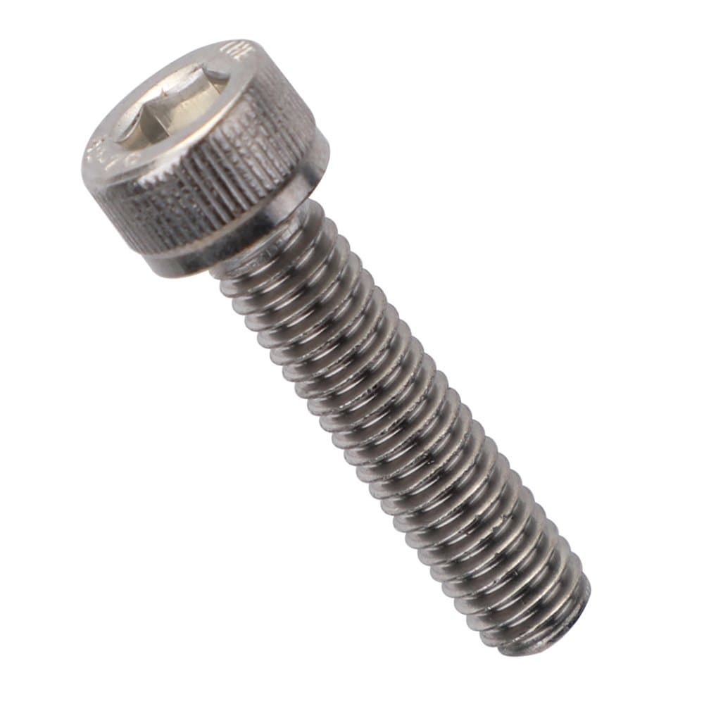 M8-1.25 x 55mm Socket Head Cap Screws Bolts, Allen Socket Drive, Stainless Steel 18-8 (304), Full Thread, Bright Finish, Machine Thread, 10 PCS