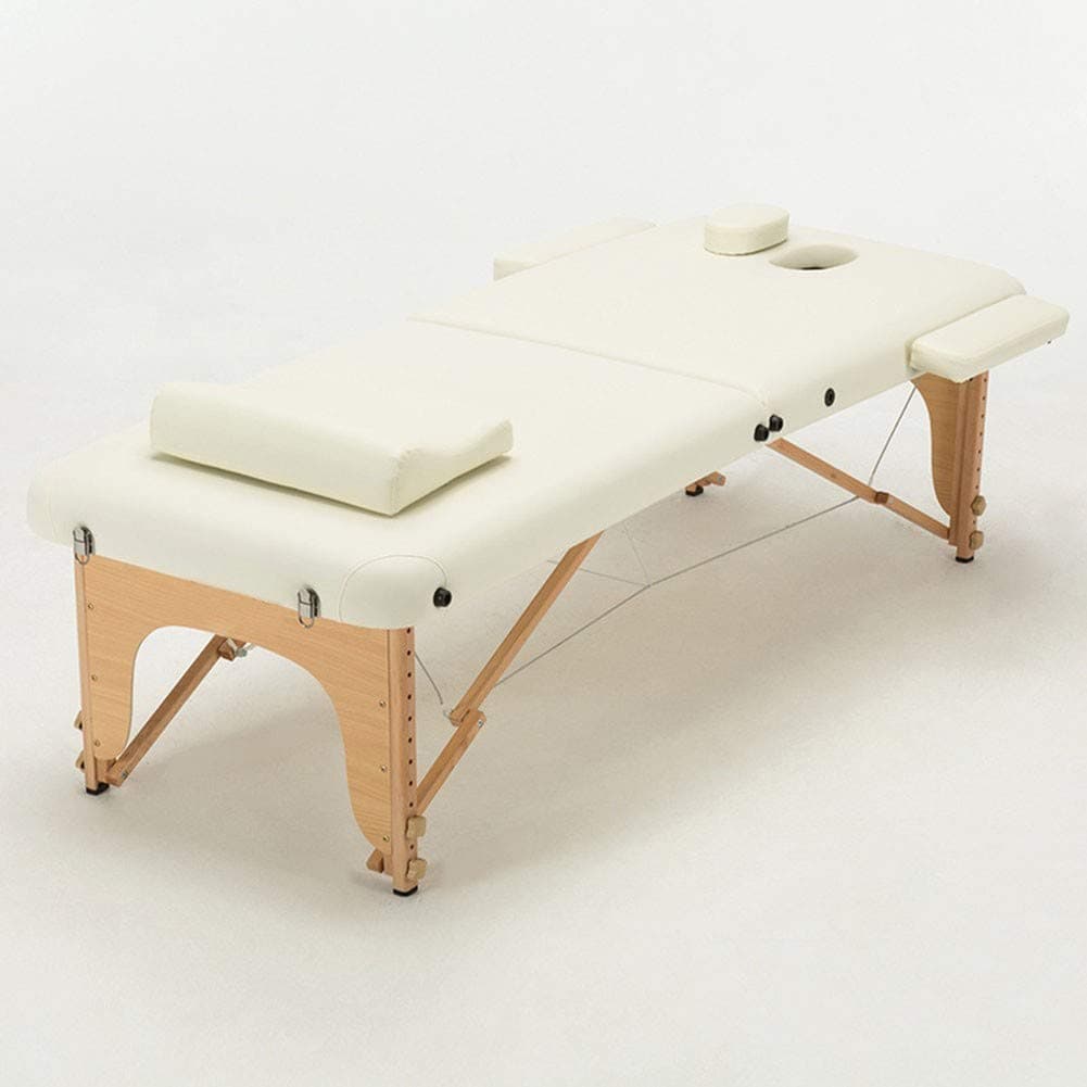 Black hound 2 Portable Folding Massage Table Deluxe Lightweight Section Professional Beauty Tattoo Spa Reiki Bed