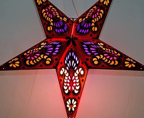 Mercury Paper Star Lantern (Red) by UMTA