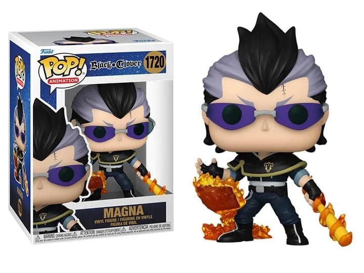 Black Clover + Pop Protector: Pop! Animation Vinyl Figure (Gift Set Bundled with ToyBop Brand Box Protector Collector Case) (Magna Swing #1720/80295)