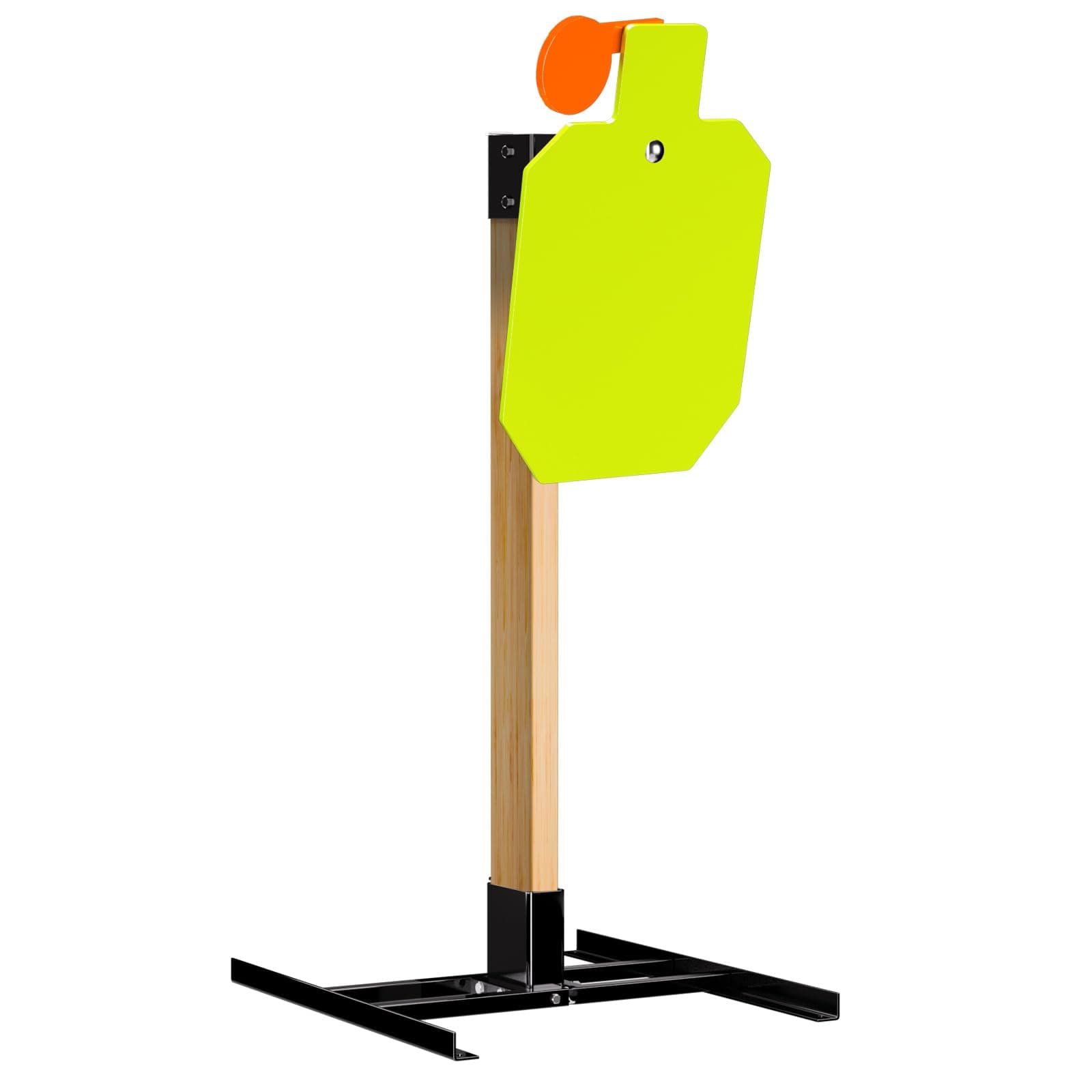 Highwild Target Stand System AR500 Steel Target Complete Kit - 3/8" Thick 7" x 12" Steel Hostage with 2x4 Stand Mount Kit
