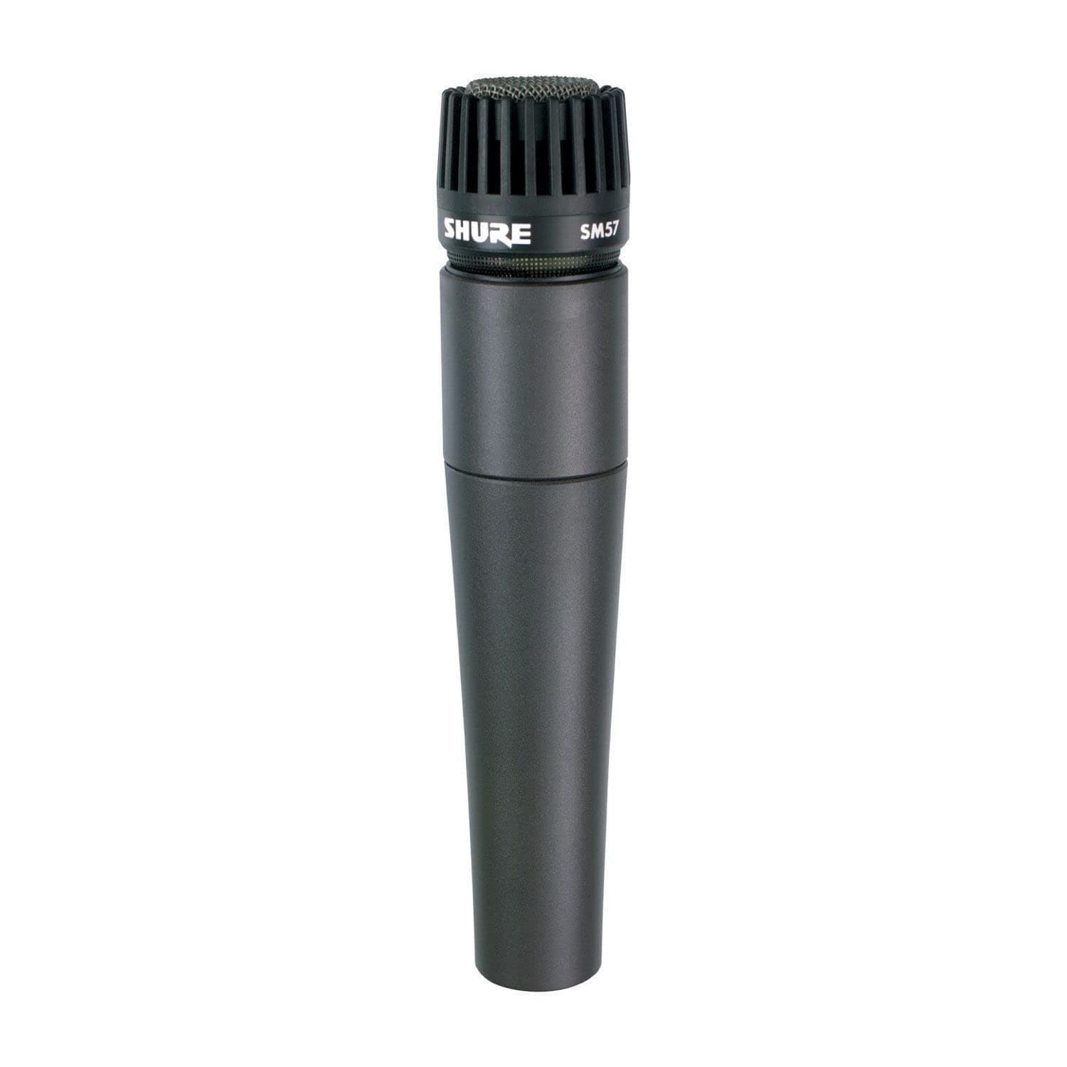 – SM57 Cardioid Dynamic Instrument Microphone with Pneumatic Shock Mount, A25D Mic Clip, Storage Bag, 3-pin XLR Connector, No Cable Included (SM57-LCE), Black