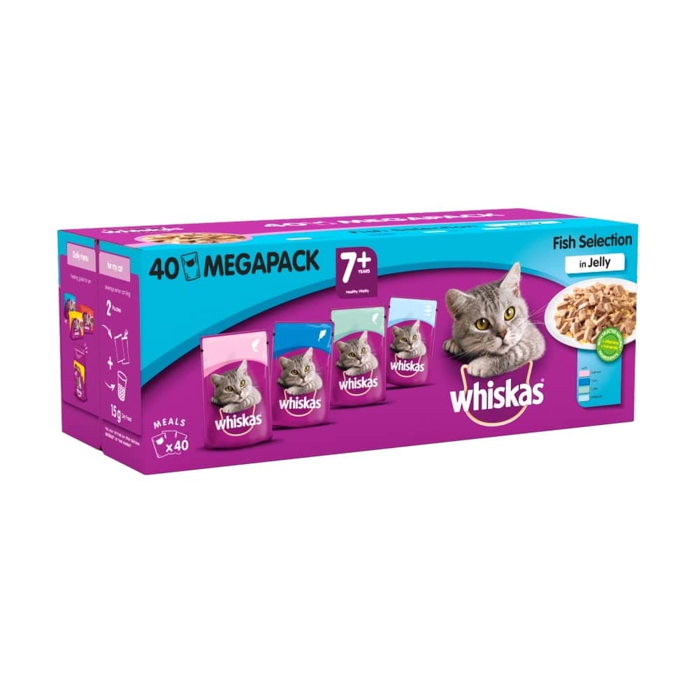 7+ Fish Selection In Jelly Mega Pack, 40 x 100 g