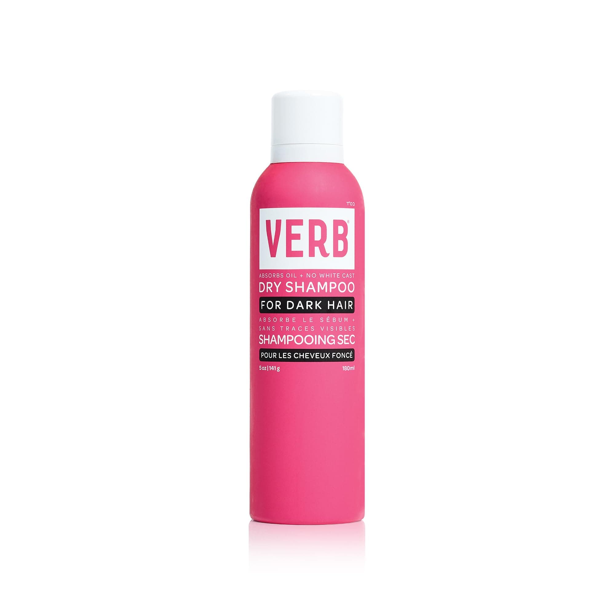VERB Dry Shampoo Dark – Refresh, Absorb Oils + Extends Styles - Refreshing Dry Shampoo Spray for Dark Tones - Vegan, No Parabens or Harmful Sulfates
