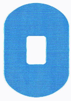 StayPut Adhesive Patch Blue - 1.5" x 1" Hole, 20 Pack