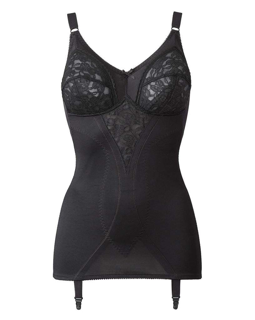 CHARNOS Non Wired Hook and Eye Open Corselette