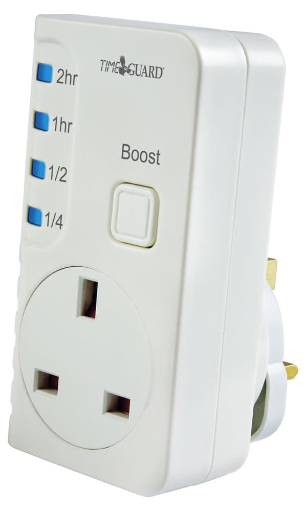Timeguard TGBT6 Plug-In Electronic Boost Adapter Timer, 3 kW - White