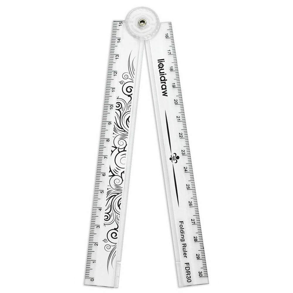 Liquidraw 30cm Folding Ruler