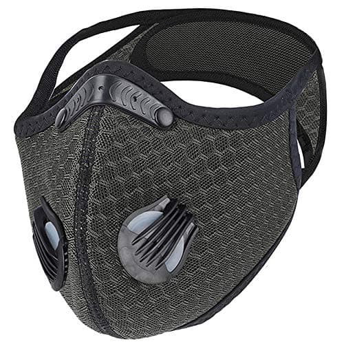 Irisvito Dust Mask Reusable Carbon Activated Filter Cloth Face mask, Outdoor Sports Mask