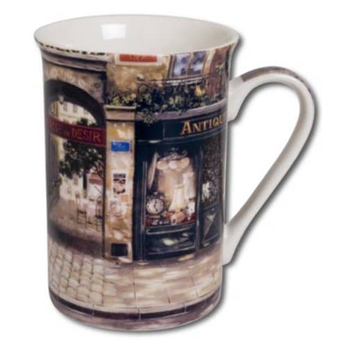 Mug - "Village Square" by Jason - Bone China