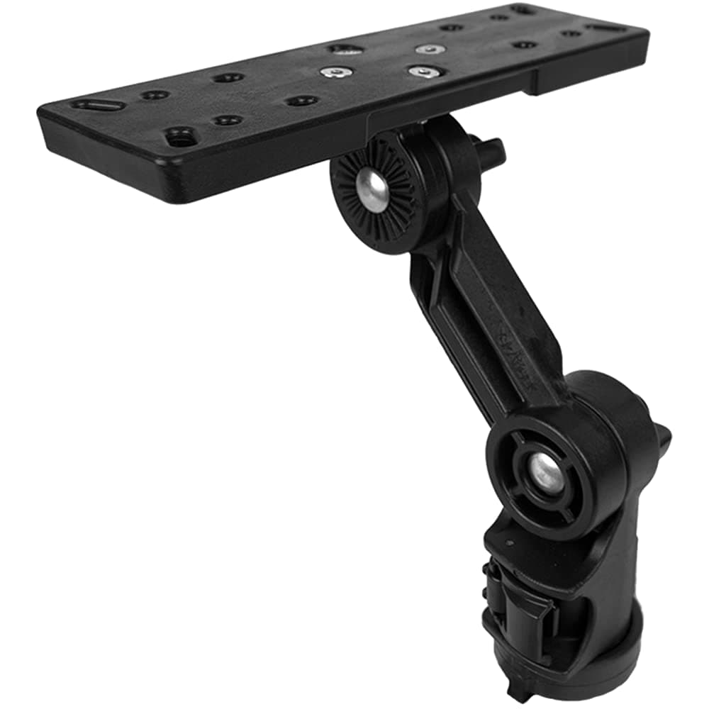Rectangular Fish Finder Mount Track Mounted LocknLoad Mounting System FFP-1003 For Larger Lowrance, Garmin, Raymarine