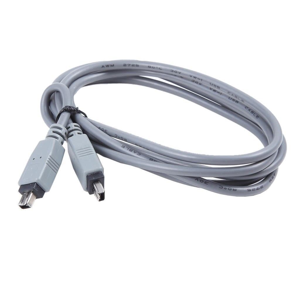 LETO Firewire 4-4 Pin DV Video Cable for JVC Everio Camcorder GR-DA30/U/S/A