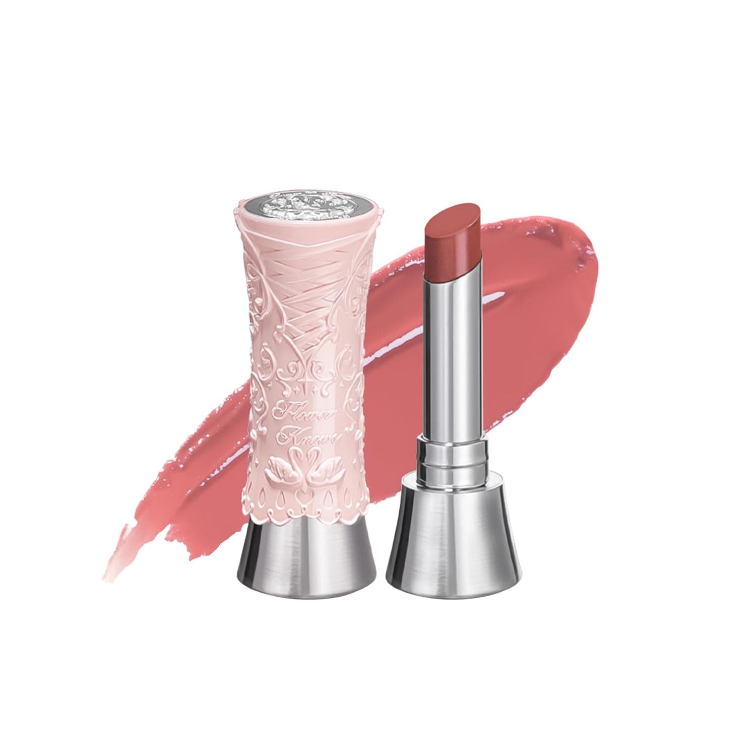 Swan Ballet Solid Lip Glaze Mirror Lipstick Profesional Makeup Lipgloss Moisturizing Hydrating long-lasting color and incredible shine Lipstick (B02 Mary Jane)